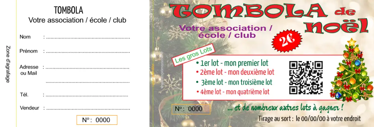 Tiucket tombola Sport - HTF